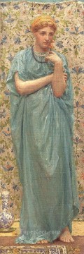 Caléndulas figuras femeninas Albert Joseph Moore Pinturas al óleo